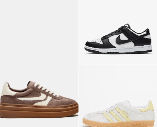 Let's choose sneakers for spring and summer '25 cover photo collage