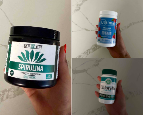 what’s in my supplement cabinet cover photo collage