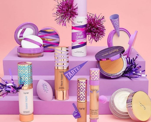 full face of Tarte Cosmetics! cover photo collage