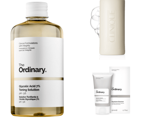 Skincare cover photo collage