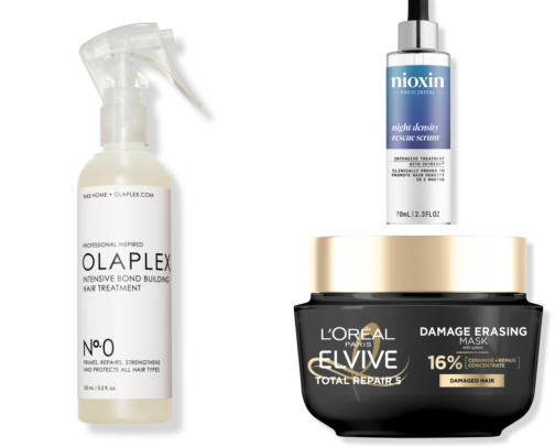 Hair-care finds for softer, healthier-looking hair. 🤍 cover photo collage