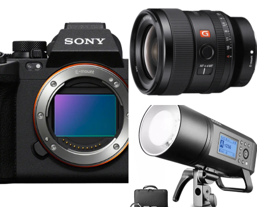 My one light setup kit 📸 cover photo collage