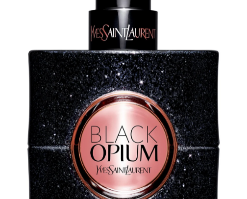 Yves saint Laurent black opium cover photo collage