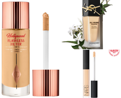 go to makeup routine cover photo collage