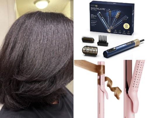 Products I Use For Heat Styling cover photo collage