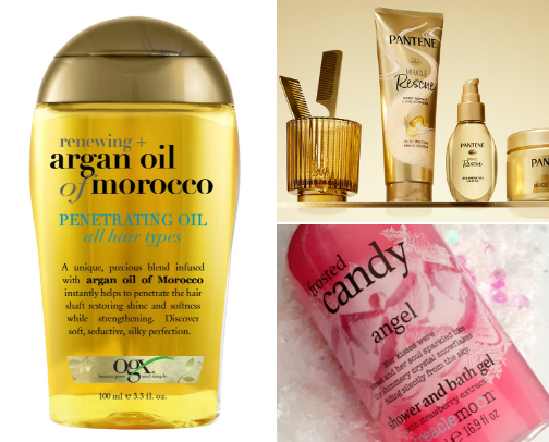 Favorite things for hare and body cover photo collage