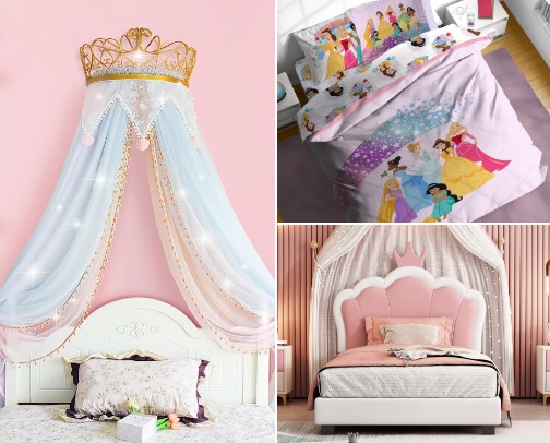 👑 The Perfect Princess Bedroom cover photo collage
