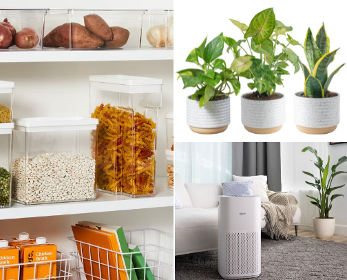Spring Cleaning and Organization Ideas cover photo collage