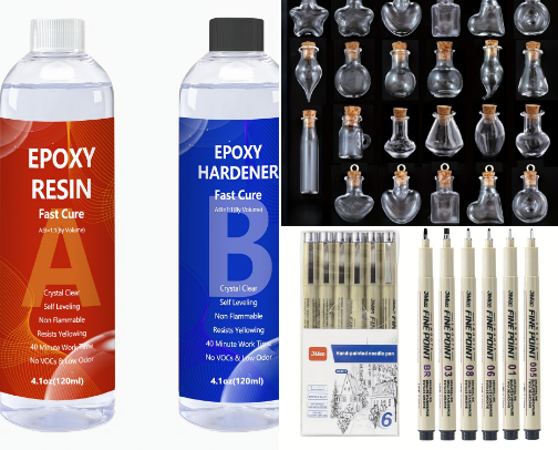 The budget friendly art products that i use in my small business cover photo collage