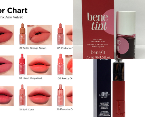 Top Selling Lip Tint 👄 cover photo collage
