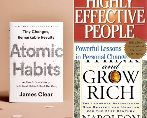 Best Books for Personal Growth & Success cover photo collage