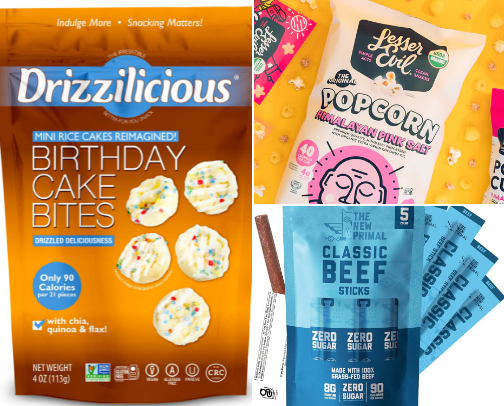 Low Calorie Favorite Snacks cover photo collage