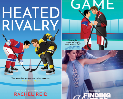 Hockey Romance Books (Enemies to Lovers) cover photo collage