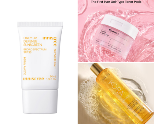 My Postpartum Skin Essentials. cover photo collage