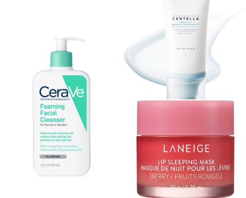 Skincare cover photo collage