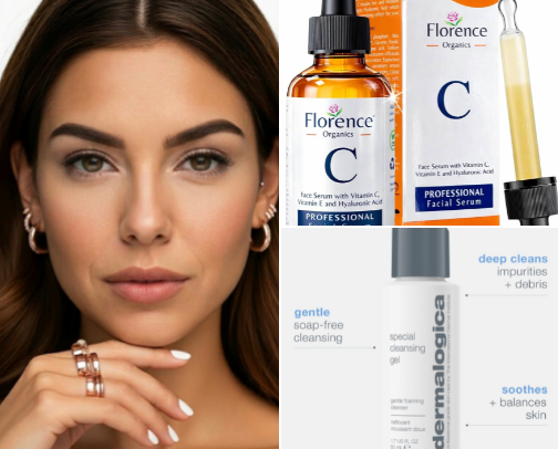 “Must Have” for a radiant glowing skin at 40 ✨ cover photo collage