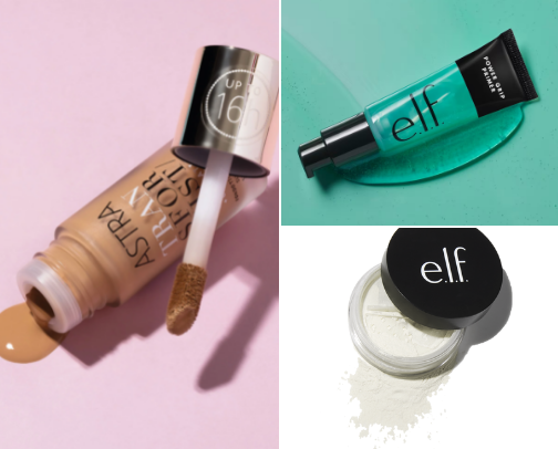 Low cost makeup for oily skin cover photo collage