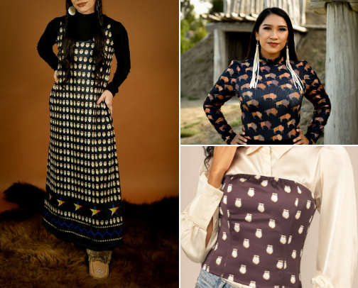 indigenous fashion favorites 🪶🤎✨ cover photo collage