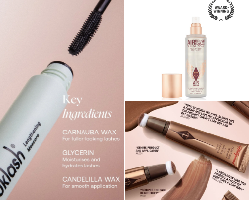 My makeup favourites 💄 cover photo collage