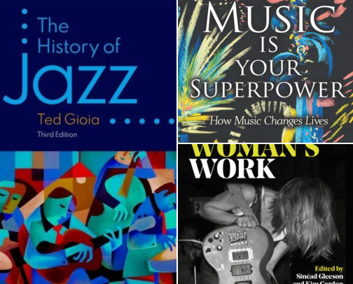 Best Jazz Music Books- About Music and Musicians cover photo collage