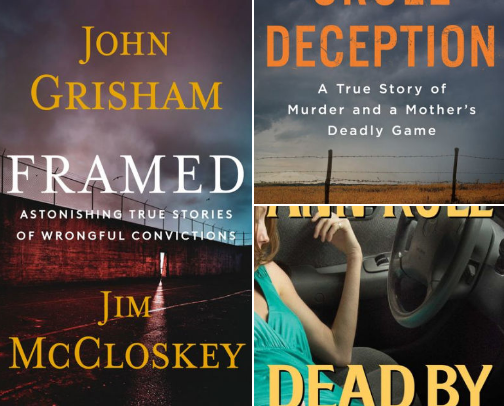 True Crime Book Recommendations cover photo collage