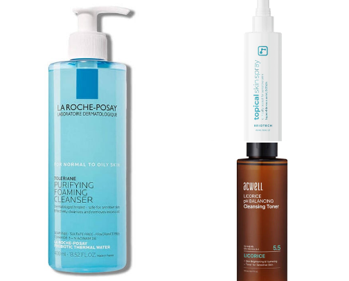 Nighttime skin care routine cover photo collage