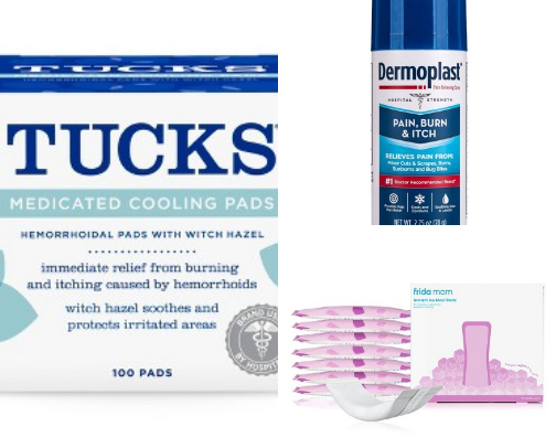 postpartum essentials cover photo collage