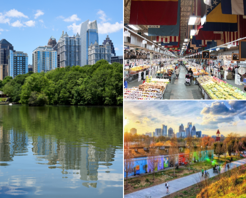 Things to do in ATL cover photo collage