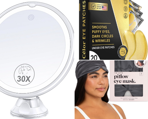 Amazon Beauty Finds & skincare. cover photo collage