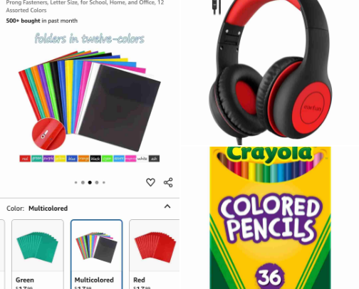 Back to School Must Haves 2025 (Amazon Edition) cover photo collage