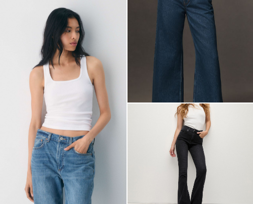 Model casting outfits (Basics edition) cover photo collage