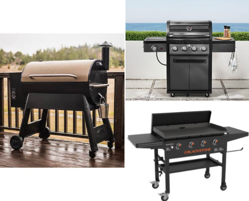 Everything I use in my outdoor kitchen! cover photo collage