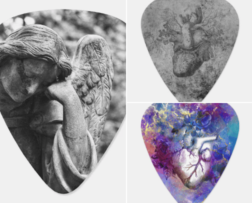 Cool guitar 🎸🎶 picks cover photo collage