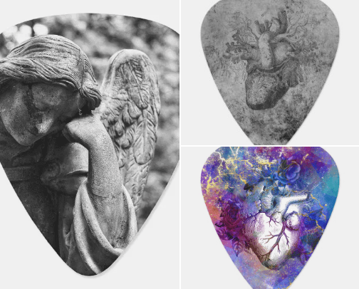 Cool guitar 🎸🎶 picks cover photo collage