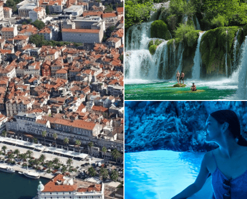 Travel cover photo collage