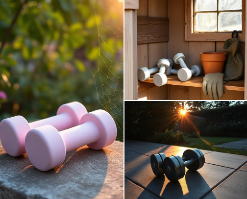 Light Dumbbells for Toning: Get Toned, Not Bulky (The Right Way) cover photo collage