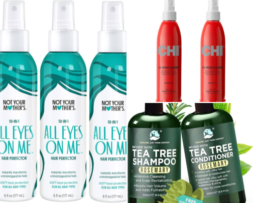 hair must haves! cover photo collage