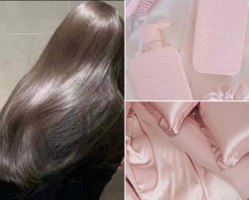 My Holy Grail Hair Care Products For Silky Smooth Frizz Free Hair🎀 cover photo collage