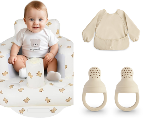 5 Month old baby must haves 🩶 cover photo collage