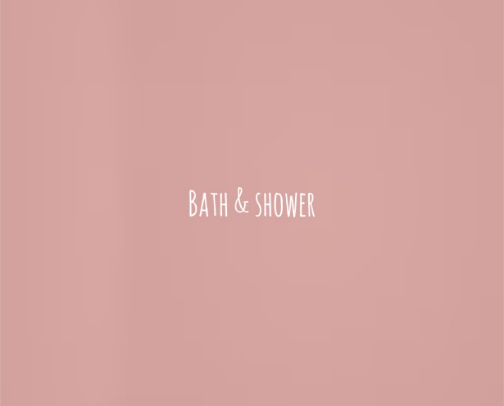 Bath & shower cover photo collage
