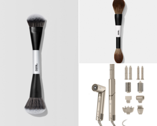 Beauty tools cover photo collage