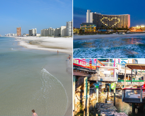 Favourite travel spot in Florida cover photo collage