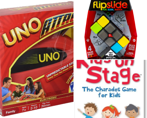 Favorite games for kids of all ages cover photo collage