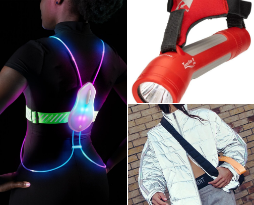 Glow & Go Gear: Night Safety Gear cover photo collage