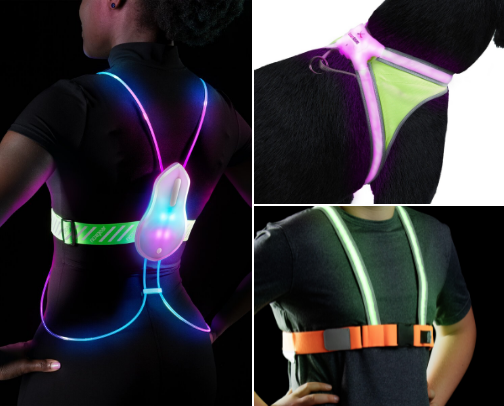 Glow & Go Gear: Night Safety Gear cover photo collage
