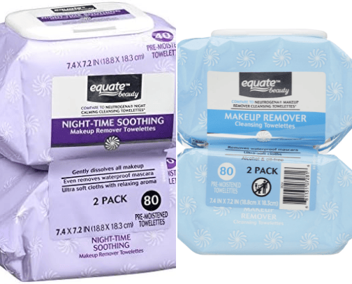 Makeup wipes cover photo collage