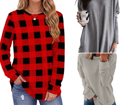 Plus Size Sweatshirts for Women cover photo collage