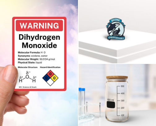Science Swag for Chic Geeks cover photo collage
