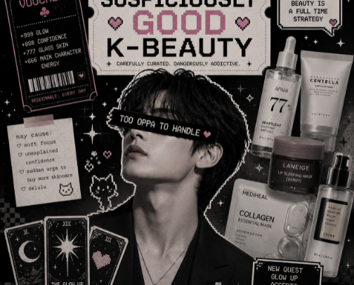Suspiciously Good K-Beauty in 2026 cover photo collage