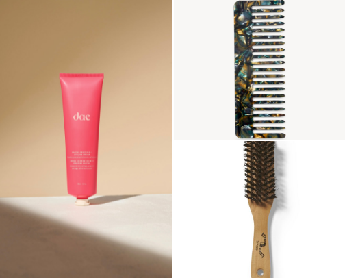 Hair products cover photo collage